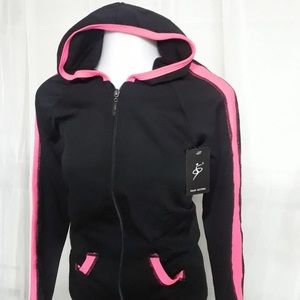 Black and pink sportswear